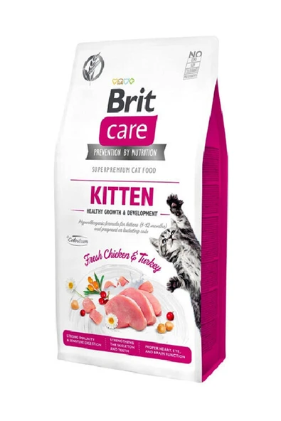 Care Kitten Tahılsız Taze Tavuk Etli Yavru Kedi Maması 2 Kg ürün görseli 1