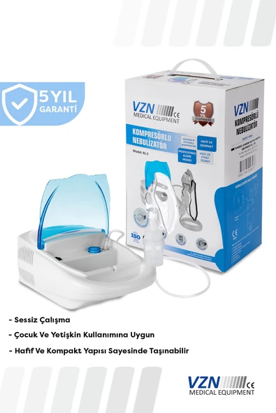 VZN VZN KOMPRESÖRLÜ NEBÜLİZATÖR ürün görseli 1
