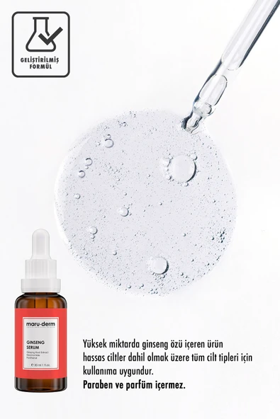 Ginseng Cilt Yenileyici Serum 30 ml - Resim 3