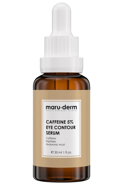 Maruderm Caffeine %5 + Peptides + Hyalüronik Asit Göz Çevresi Serumu 30 ml ürün görseli 1