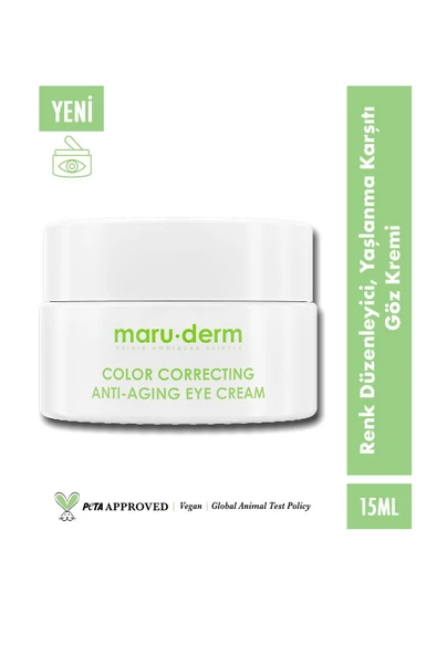 Maruderm Avokado Kırışıklık Karşıtı, Nemlendirici ve Aydınlatıcı Göz Çevresi Kremi 15 ML ürün görseli 1