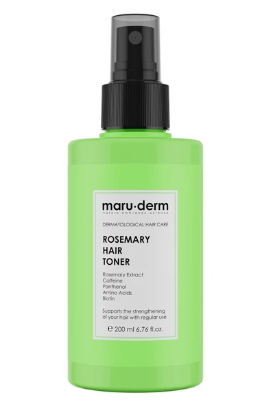 Maruderm Biberiye Saç Bakım Toniği 200 ML | Tüm Saç Tipleri | Vegan ürün görseli 1
