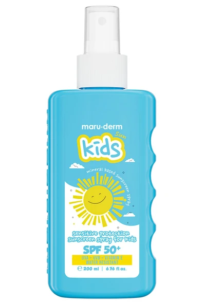Çocuk Güneş Spreyi | SPF 50+ Çocuklar İçin Hassas Koruma Sprey Güneş Kremi 200 ML ürün görseli 1