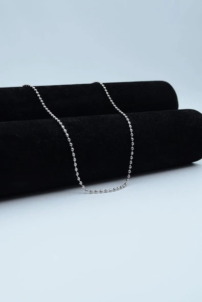 Top Kolye Zinciri - Silver Renk - Resim 2