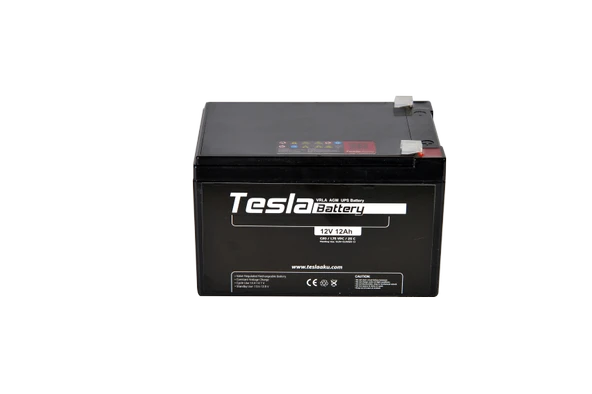 TESLA 12V 12 Amper (12V 12AH) AGM KURU TİP UPS AKÜ (YENİ ÜRETİM) ürün görseli 1