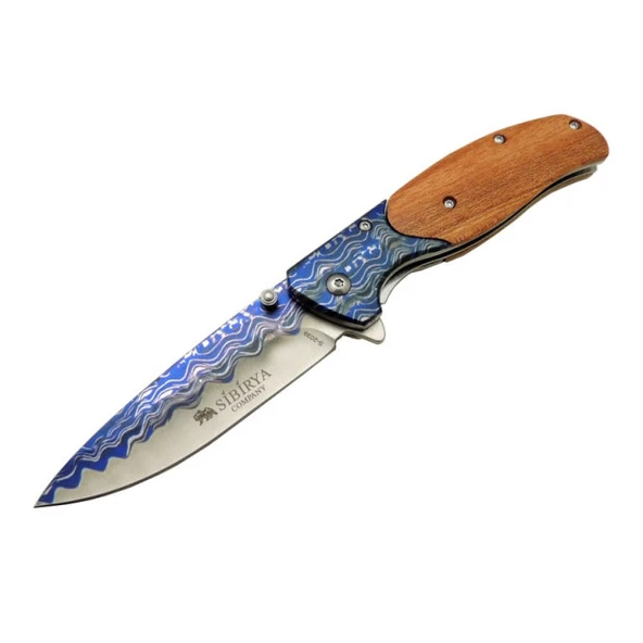 Sibirya Blue Çakı Ahşap Marka:Sibirya Ürün Kodu: S-2039 20 CM ürün görseli 1