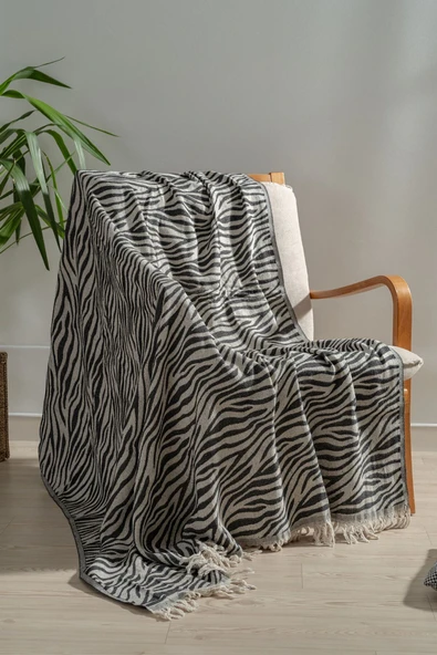 MYLASA HOME 100% Pamuklu Koltuk Şalı TV Battaniyesi,130x170 cm Yüksek Kaliteli Pamuklu Kumaş ürün görseli 1
