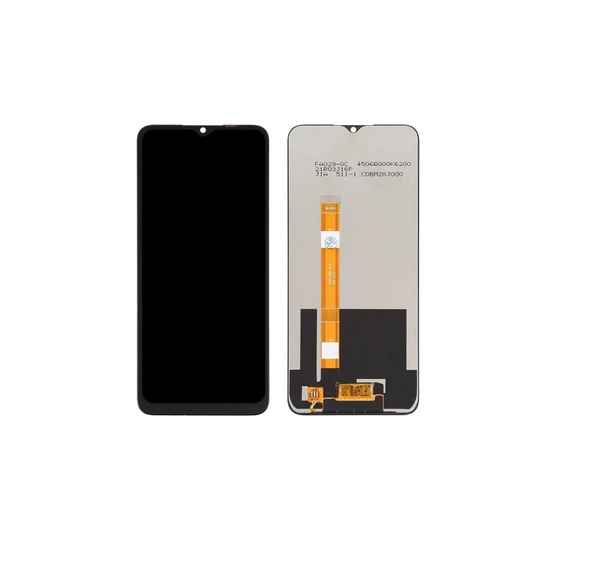 Oppo C11 2020 / A15 / A15s / C12 / A35 Uyumlu Lcd Ekran Siyah Çıtasız A+++ Süper Kalite ürün görseli 1