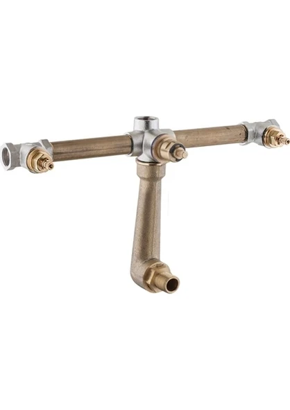 VitrA Juno A40834 Ankastre Banyo Bataryası(Sıva Altı Grubu)Krom ürün görseli 1