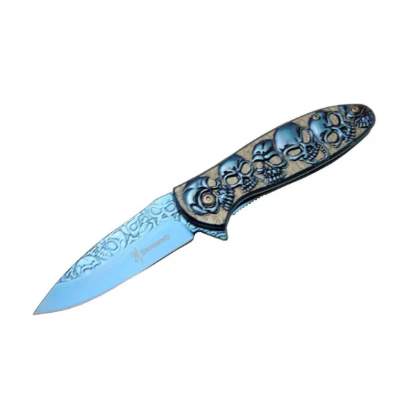 Sibirya Kurukafa Blue Çakı Ürün Kodu: S-2069L 19, 5 CM ürün görseli 1