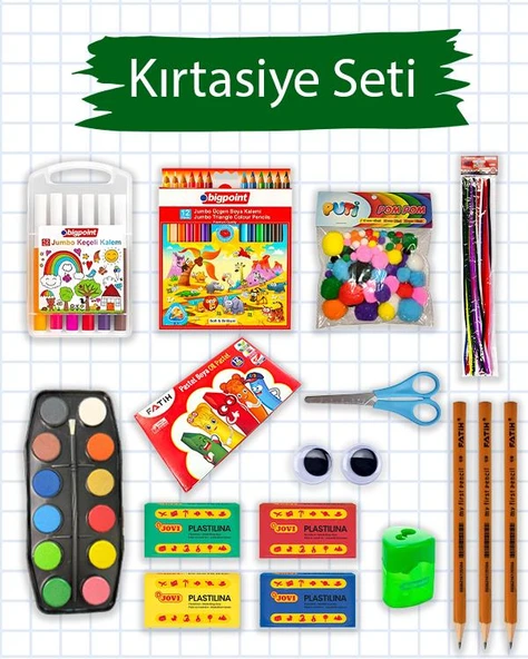 Temel Okul Kırtasiye Seti 11 ürün görseli 1