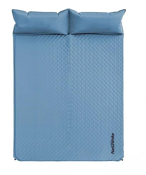 Naturehike Ultralight Çift Kişilik Şişme Kamp Matı | 185*130*2.5 cm | MAVİ ürün görseli 1