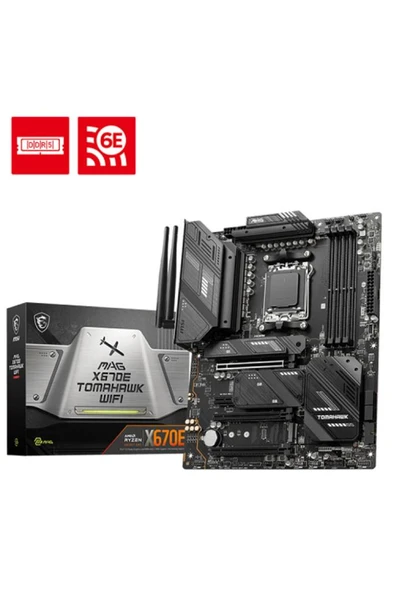 MSI Mag X670E Tomahawk Wi-Fi AMD AM5 DDR5 ATX Anakart Outlet ürün görseli 1