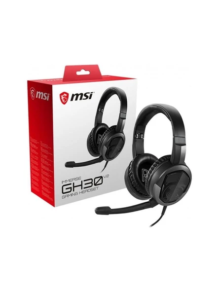 MSI IMMERSE GH30 V2 Kablolu Kulak Üstü Oyuncu Kulaklığı Outlet ürün görseli 1