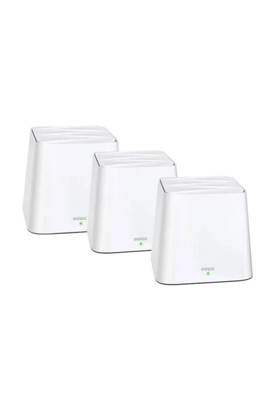 Everest Finix MW3-3P 3'lü 2 Port 1200 Mbps Router Teşhir ürün görseli 1
