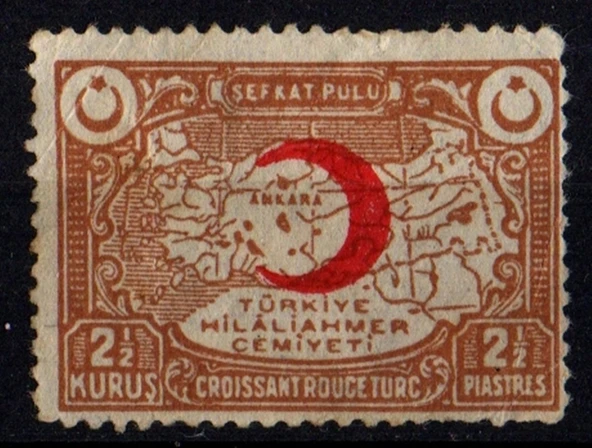 EABİ-Türkiye Hilal-i Ahmer Cemiyeti Şefkat Pulu 1935 (ws0108) ürün görseli 1
