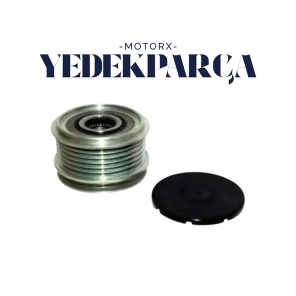 CARGO ALTERNATÖR KASNAK RULMANLI 6-KANAL AUDI A3/A4-MITSUBISHI LANCER-SEAT-SKODA-VW 553470 04B903201 124325092 ürün görseli 1