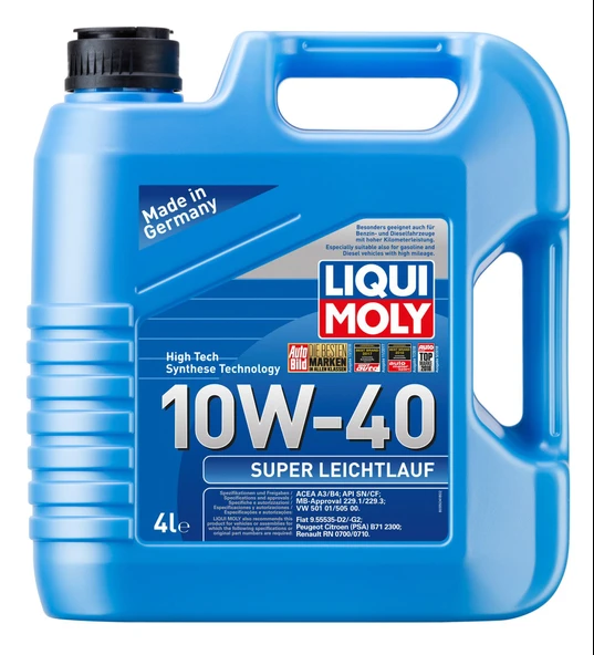 LIQUI MOLY 10W40 MOS2 LEICHTLAUF 4LT ürün görseli 1