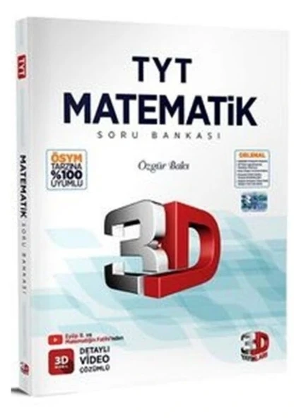 ÇÖZÜM 3D TYT MATEMATİK SB ürün görseli 1