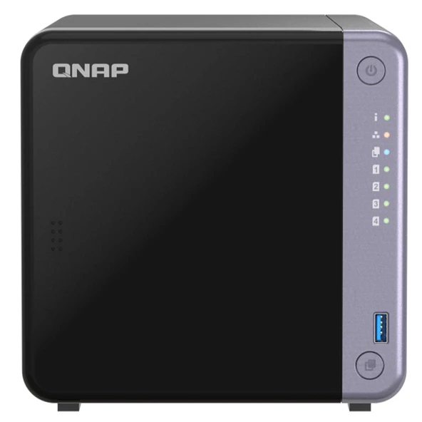 QNAP TS-432X-4G001 4GB 1TBHDD 4x3.5" SATA Desteği RAID(0) NAS Depolama Ünitesi ürün görseli 1