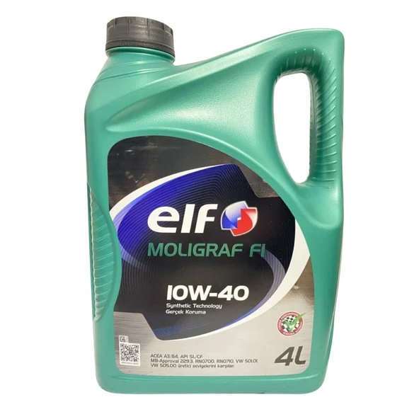5W-40 Elf 4Lt. Molıgraf Fı Synthetıc Tecnology Motor Yağı ürün görseli 1