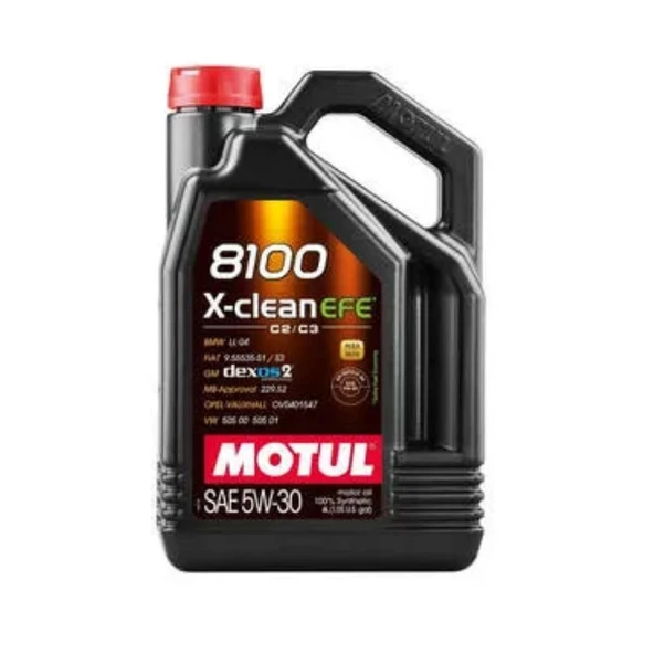 Motul 8100 X-Clean Efe Sae 5W-30 ( Tam Sentetik ) 4Lt. ürün görseli 1