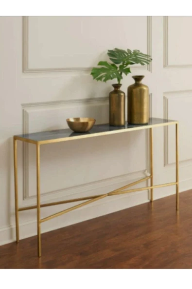 Hitit Dekorasyon Eta Gold Metal Dresuar/konsol ürün görseli 1