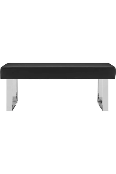 Hitit Dekorasyon Amana Paslanmaz Metal Bench - Resim 3