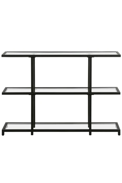 Hitit Dekorasyon Betty Siyah Metal&cam Dresuar 107cm ürün görseli 1