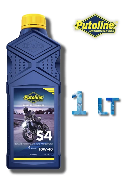 Putoline S4 10W-40 4T 1 lt Motosiklet Yağı ürün görseli 1