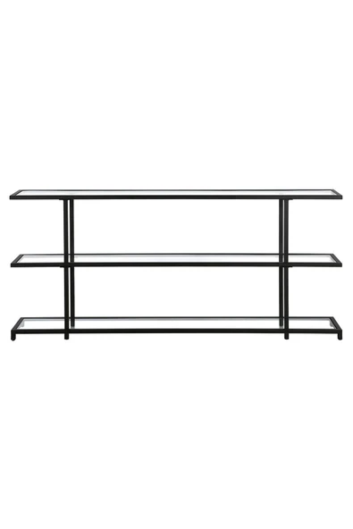 Hitit Dekorasyon Betty Siyah Metal&cam Dresuar 160cm ürün görseli 1