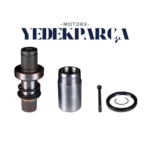 Aks Kafası Sağ Ön (İç Freze) Ek Mili Kit – 26×42×50 / Uzunluk: 135,5 mm – VW Transporter V 2.5 TDI Uyumlu ürün görseli 1