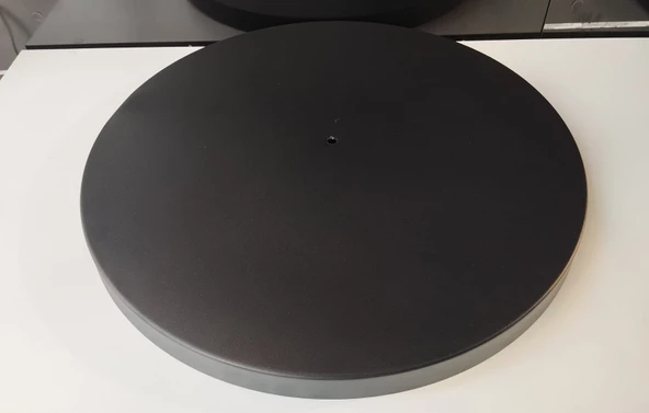 50 LİK MERKEZ DELİKLİ METAL SİYAH AVİZE TEPSİSİ ürün görseli 1