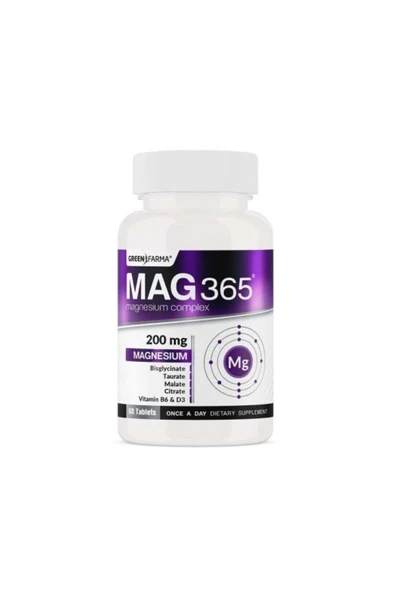 GREEN FARMA MAG 365 MAGNEZYUM KOMPLEKS 60 TABLET ürün görseli 1