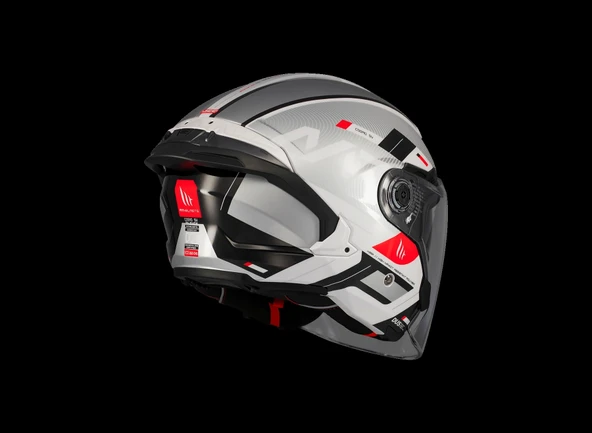 PTTAVM: KASK MT COSMO SV Silence A2 Gloss GÜMÜŞ GÖZLÜKLÜ