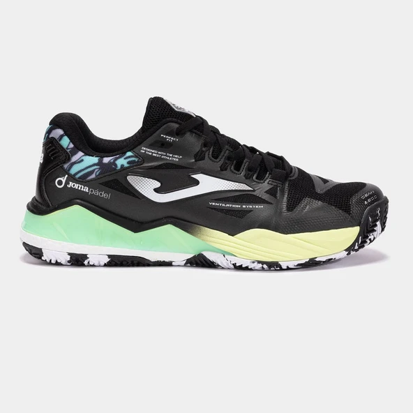Joma SPIN 2501 Erkek Siyah Tenis/Padel Ayakkabısı ürün görseli 1