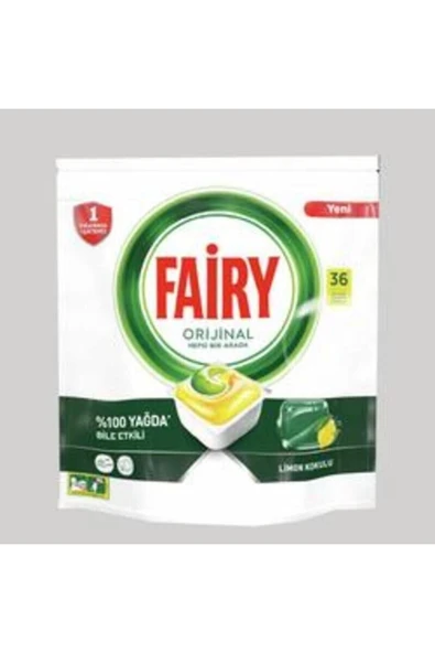 Fairy Bulaşık Makinesi Kapsülü Hepsi 1 Arada 36'lı ürün görseli 1