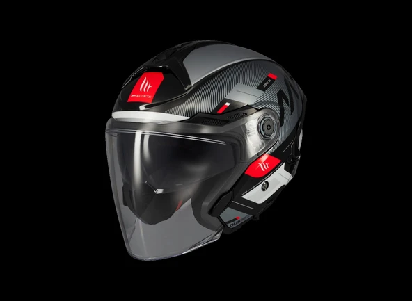KASK MT COSMO SV Silence B2 Gloss FÜME GÖZLÜKLÜ ürün görseli 1