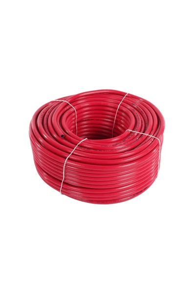 Hortum Plaza Kaynak Oksijen Asetilen Hortumu Kırmızı (10mm) (100 Metre) ürün görseli 1