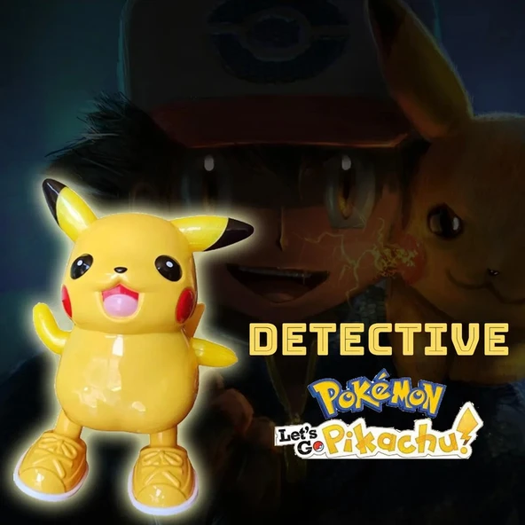 Yuumi Dans Eden Pikachu- Pikachu Robot-Sesli Işıklı Pikachu- Oyuncak Pikachu- Pokemon ürün görseli 1