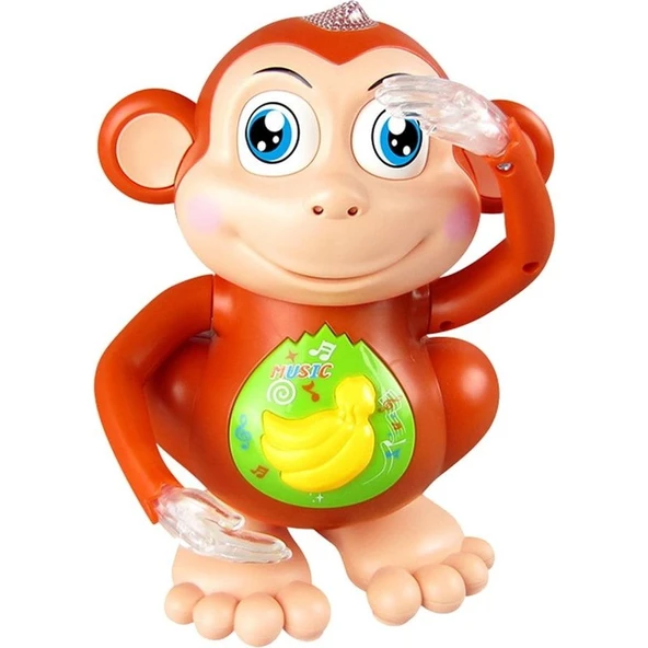 Can Ali Toys Canali Toys Pilli Işıklı Sesli Kukuli YJ-3030, Dans Eden Işıklı Sesli Kukuli Robot ürün görseli 1