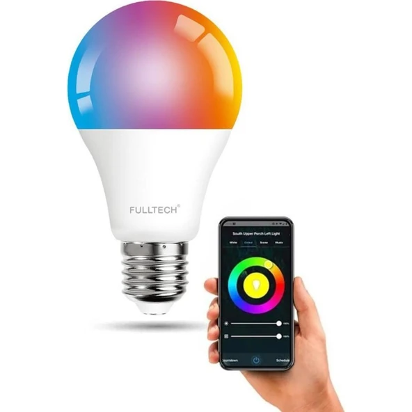 Fulltech Akıllı Rgb LED Lamba Ampul Wifi Tuya Destekli, 800 Lümen Akıllı Kontrol ürün görseli 1