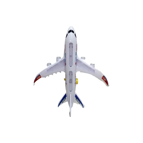 Kara Toys Pilli Jumbo Boy Airbus A380 Uçak Işıklı Müzikli 42 cm ürün görseli 1