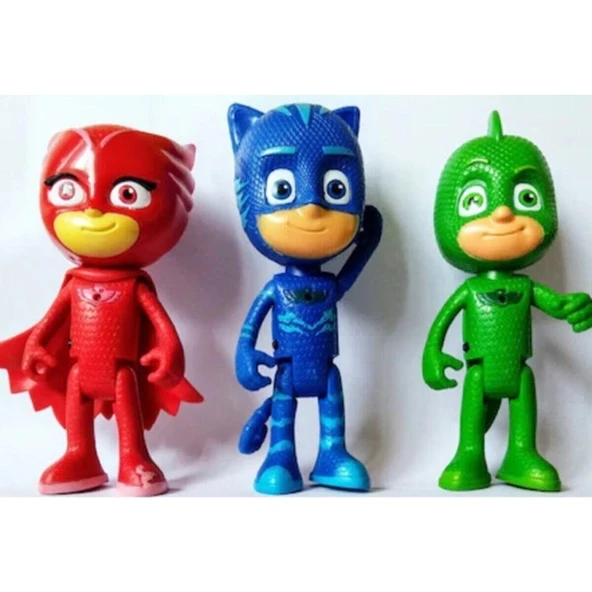 EC Shop Masalavm Pjmask 3'lü Figür Oyuncak Pj Maskeliler ürün görseli 1