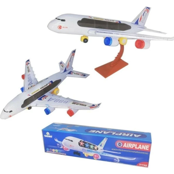 Can Ali Toys Işıklı Sesli Uçak. ürün görseli 1