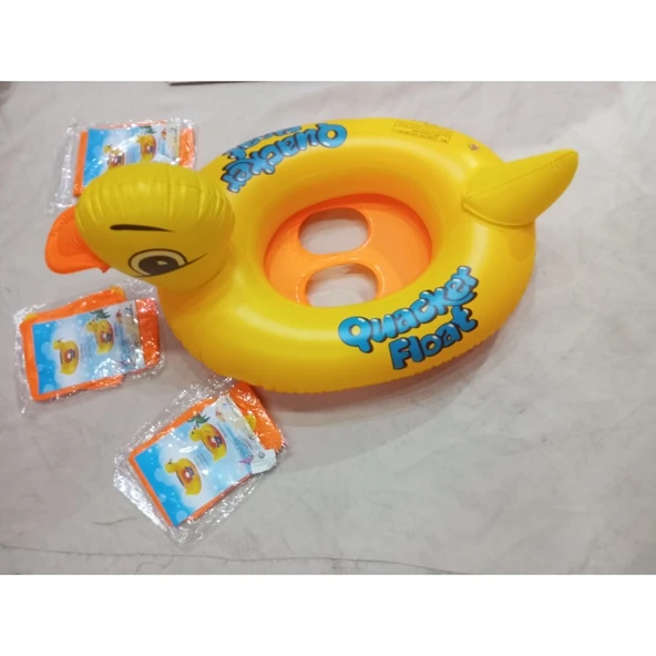 Elza Toys Baby Boat Şişme Ördek Çocuk Can Simidi.3-4 YAŞ.80X60 cm ürün görseli 1