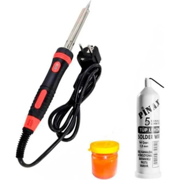 Spech Power Profesyonel Lehim Makinesi Kalem Havya + Leyim Teli + Pasta M322 ürün görseli 1