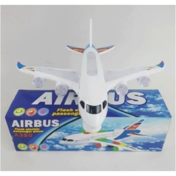 Vardem Oyuncak Pilli Işıklı Sesli Airbus Uçak ürün görseli 1