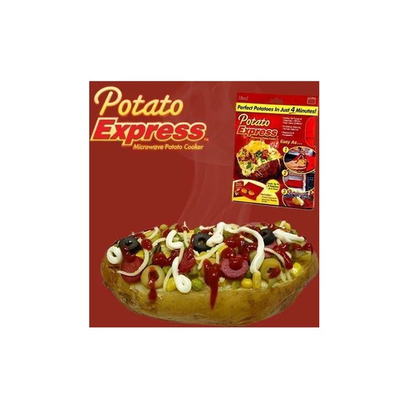 Anka Patates Pişirme Kumpir Torbası Potato Express - Resim 3