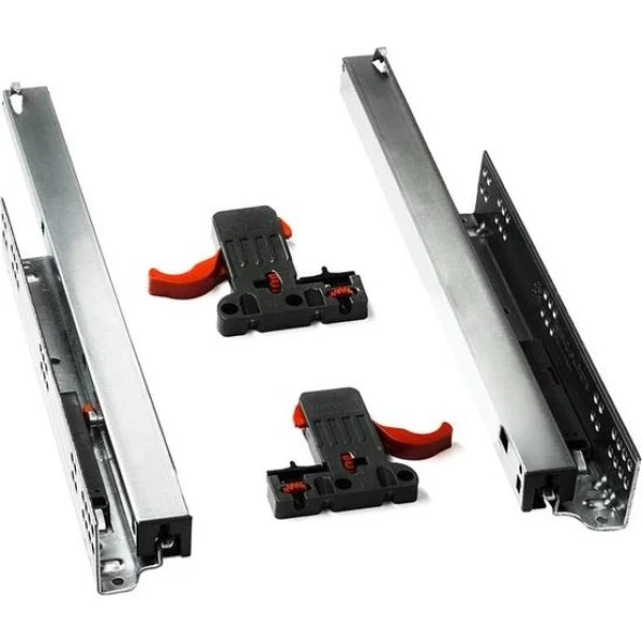 Samet Smart Slide Full Tam Açılım Frenli Ray 500mm ürün görseli 1